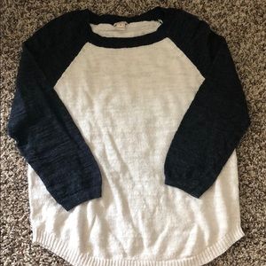 J Crew Baseball Tee